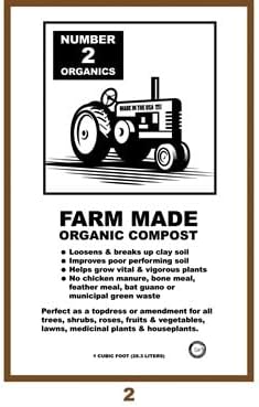 Number 2 Organics Farm Made Compost - 1cu ft