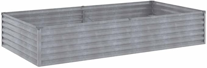 Rusty Corten Steel Garden Raised Bed Large Rectangle Outdoor Planter Box for Vegetables Flowers Herbs 76.8x39.4x14.2 Inch