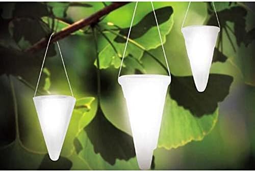 Solar Light Pack of 3 Garden Solar Lamp Lights for Outdoor Pond Landscape Decorations Solar Powered Waterproof Ice Lamp Powered Spotlight (Emitting Color : RGB) (Warm White)