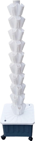 Hydroponic SystemsAeroponic Tower GardenHydroponics Growing System for Indoor GardeningGrow HerbsFruits &amp Vegetables40/50/60 holeWhite-8floors