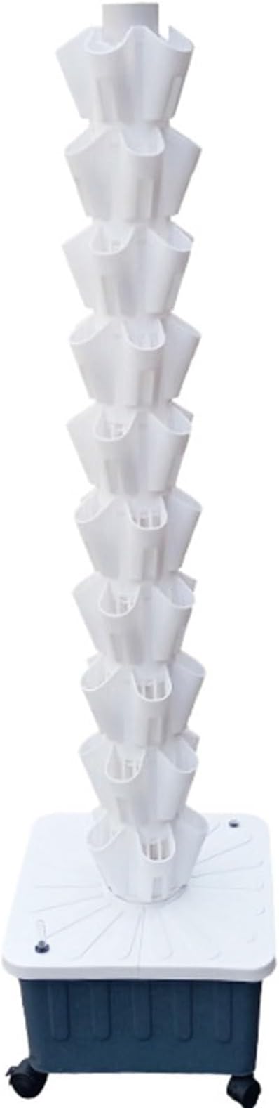 Hydroponic SystemsAeroponic Tower GardenHydroponics Growing System for Indoor GardeningGrow HerbsFruits &amp Vegetables40/50/60 holeWhite-8floors