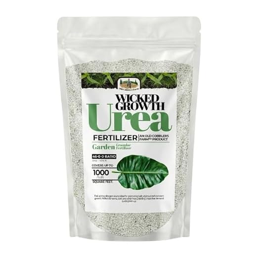 Old Cobblers Farm™ Wicked Growth High-Efficiency 46-0-0 Fertilizer - Urea - Fast-Acting Nitrogen Source for Lush Growth in Gardens &amp Farms -Soluble (5 lbs | 10 lbs | 15 lbs | 20 lbs) (15lbs)