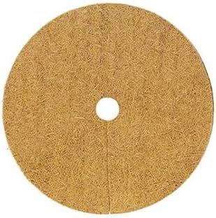 Coconut Fibers Mulch Ring Tree Protector Mat Protection Coconut Mulch Cover Mulch Disc Weed Control Plant Cover Coir Mat for Garden 10pcs (Size : 15cm)