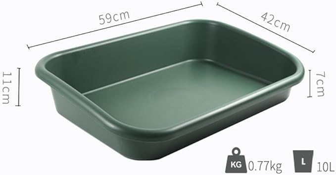 Garden Tidy Tray Multifunctional One Piece Potting Tray for Seeding Mixing Growing and Pot Storage Succulent and Cactus Soil Potting Mix Tray 23x16.4x4.3Green