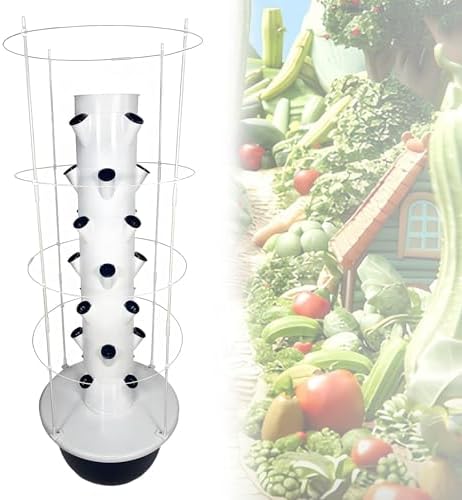 Indoor Hydroponics Growing Tower - 7-Layer Aeroponic Garden for Smart Plant Climbing - Ideal for Gardening Lovers &amp Home Vegetable Cultivation