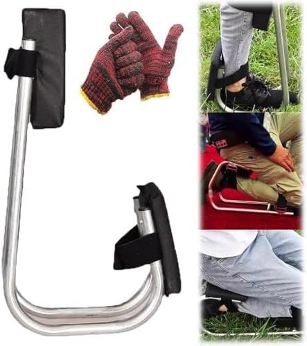 Gardening Knee Pads2024 New Knee Seat for Garden Outdoor Portable Knee Pads Knee Seat Leg Brace for Gardening Labor Saving Tool for Farm Work(Black)