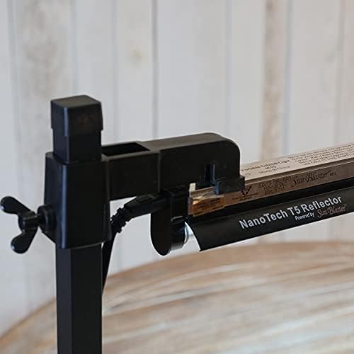 Park Seed Sunblaster Nano Tech Reflective Indoor Plant Stand with Light 36 Inches
