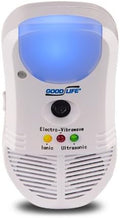 Good Life Inc. Ultimate AT Ultrasonic Pest Repeller - Indoor Rodent and Bug Repellent Plug-in - Effective for Mice Rats Roaches Scorpions Insects - Utilizes Ultrasonic Sounds &amp Air Cleansing