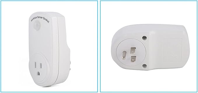 Dimmable High Accent Uplight 7W COB LED Pulg-in Motion Sensor Control Socket Spotlight Adjustment with 5.9ft Foot Pedal Switch Cord Extra Light Rotating Decorative for Backlight Leaning
