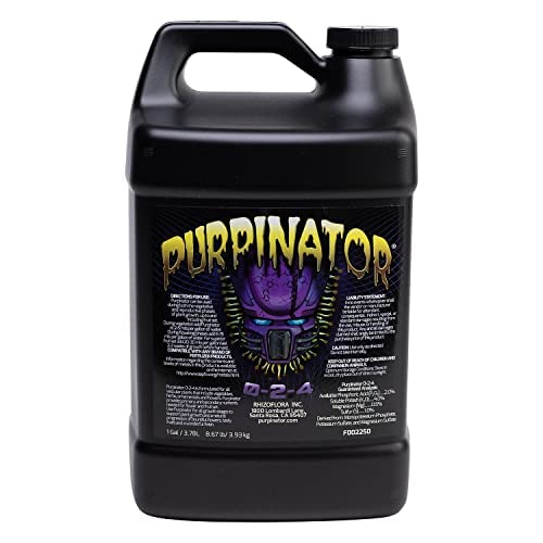 2 Set Purpinator - Liquid Nutrient Additive for Flowering and Fruiting Plants for Use in Hydroponics and Soil 1 gal.