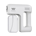 Disinfectant Fogger Machine Cordless Electric Blue Light Disinfection Gun Nano Sprayer for Salon/School/Hospital/Home/Office/Car/Gym/High-Contact Item Etc. (White)