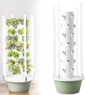 Smart Hydroponic Tower Garden - 5/7/9 Layer Indoor/Outdoor Vertical Growing System for Herbs Fruits &amp Vegetables - Silent Pump Smart Timer Space-Saving 36 Holes