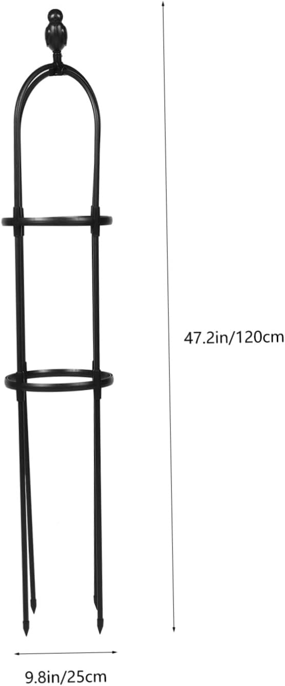 Sturdy Garden Trellis for Climbing Plants Outdoor Indoor Smooth Polished Plant Support Rack for Potted Vines Weather-Resistant Climbing Vine Frame Height