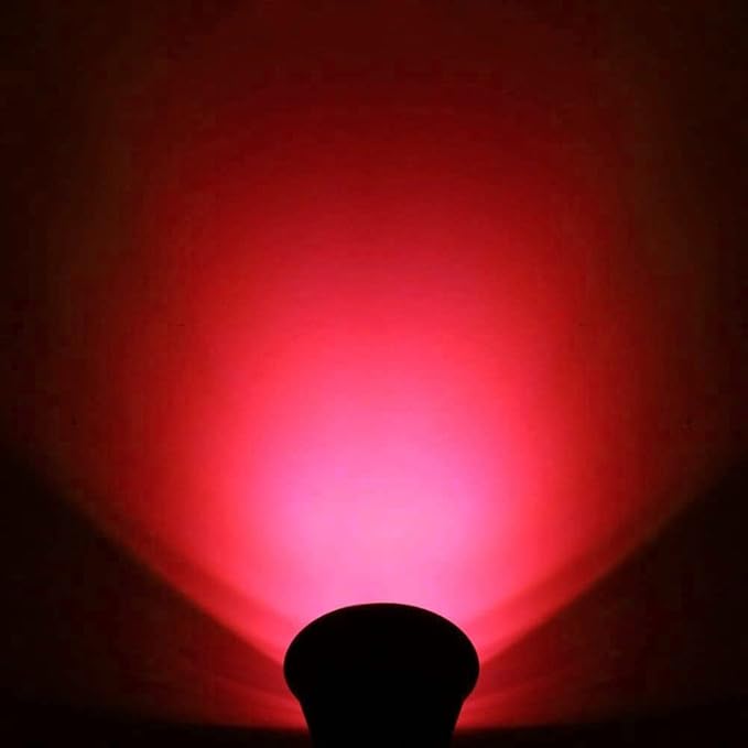 Solar Spotlights 4LED Solar Landscape Spotlights Solar Landscape Lights Waterproof 2-in-1 Multi Use Outdoor Wall Lights (Red)