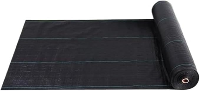 Geotextile Black Agricultural Grass Cloth Garden Weed Barrier Fabric Permeable Mesh Geotextile Industrial Weed Barrier(1.2mx10m)
