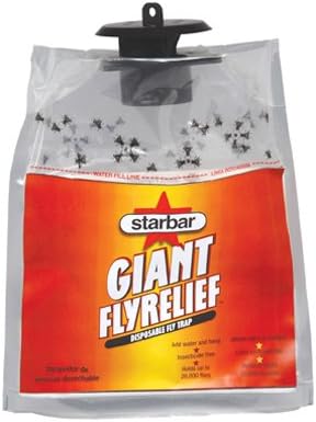 Starbar Farnam 100520213 Giant FlyRelief Disposable Fly Traps - Quantity 8