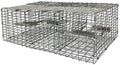 Troyer’s Birds’ Paradise Wire Sparrow Trap – Humane 2-Chamber Live Bird Trap with Spring-Loaded Trays – Durable Galvanized Metal Grid Easy Baiting &amp Monitoring Pole or Ground Mountable