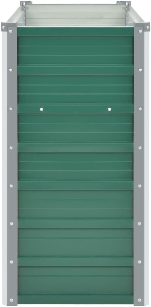 Garden Raised PlanterGarden BedGalvanized Raised Garden BedPlanter Raised bedsGalvanized PlanterBed Galvanized Steel 39.4x15.7x31.3 Green
