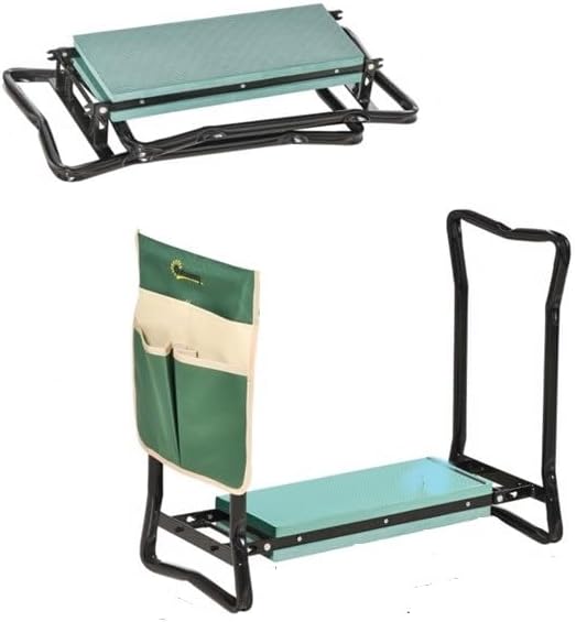 Garden Kneeler and Seat with Thicken &amp Widen Soft Kneeling PadHeavy Duty Foldable Gardener StoolGardening GiftsGarden Kneeler and Seat Folding Garden Seat 22.75 L x 11 W x 19.25 H