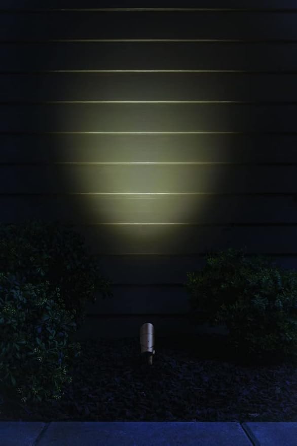 Kichler 16016BKT30 Transitional One Light Landscape Accent from Landscape LED Collection in Black Finish 4.50 inches
