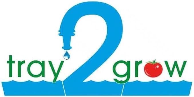 Happy Hydro Tray2Grow System - Standard Tray2Grow with 25 Gal FlexiTank - Self-Watering Gravity-Fed Hydroponic Indoor System Black