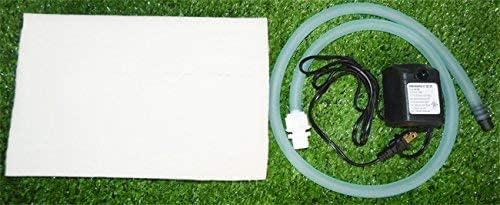 INTBUYING Hydroponic 70 Sites Grow Kit Grow System for Leafy Vegetables with 110V Pump Ladder（8 Pipes 4 Layers 2 Rows）