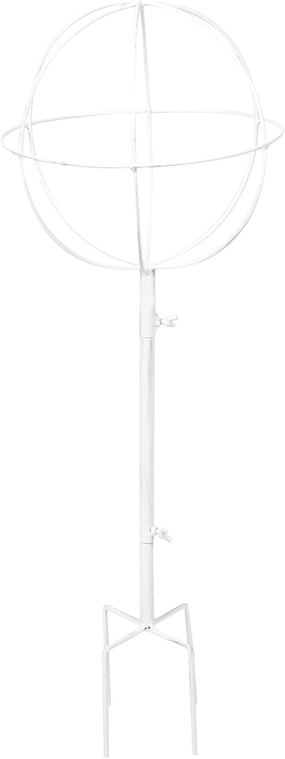 Metal Climbing Trellis for Plants Indoor Outdoor Vine Support Rack White Iron Climbing Frame Vintage Garden Plant Support Structure