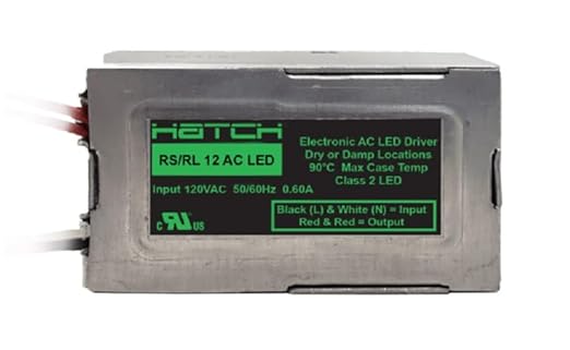 30 Watt Max. - LED Driver - Dimmable - 120 Input Voltage - 12 Output Volage - Hatch RL12-30M-LED