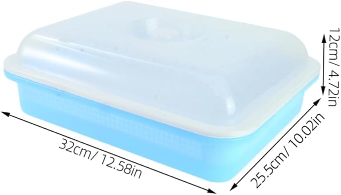 POPETPOP 2sets Seed Sprouter Tray Lid Microgreens Growing Trays for Garden Starter