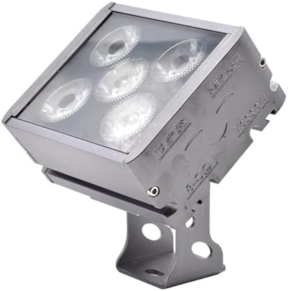 15W IP65 Waterproof LED Beam Spotlight - Rectangle Outdoor Wall Washer Light for Villas Patios Hotels &amp Landscape Flood Lighting (White 220V)