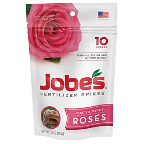 Jobe's Rose Fertilizer Spikes 10 Spikes - 4 Pack