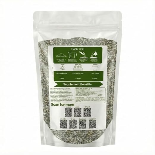 Old Cobblers Farm™ Wicked Organics Organic Asparagus Fertilizer - All-Natural Plant Nutrients for Healthy Growth (5lbs/10lbs/15lbs/20lbs) (20lbs)