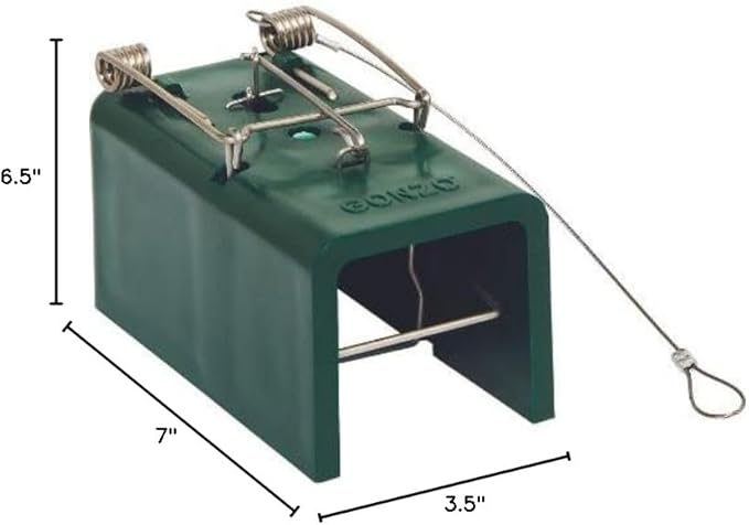 Gonzo Mole &amp Gopher Trap - Pro Guardian Durable Manual - 6 x 3 x 3 in - ABS