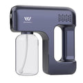 Disinfectant Fogger Machine Cordless Electric Blue Light Disinfection Gun Nano Sprayer for Salon/School/Hospital/Home/Office/Car/Gym/High-Contact Item Etc. (Blue)