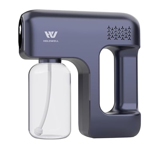 Disinfectant Fogger Machine Cordless Electric Blue Light Disinfection Gun Nano Sprayer for Salon/School/Hospital/Home/Office/Car/Gym/High-Contact Item Etc. (Blue)