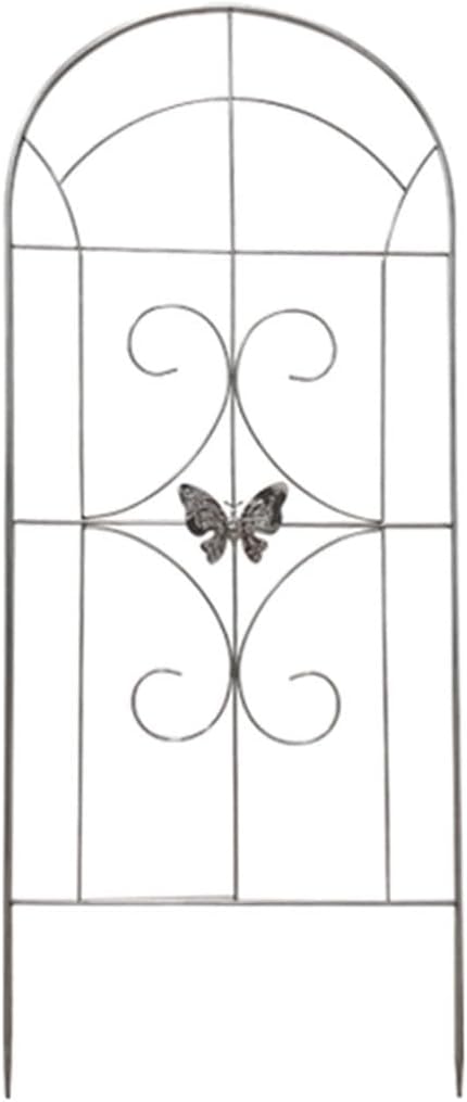 Arch Metal Garden Trellis Outdoor Stainless Steel Climbing Rack Green Climbing Flower Stand Rose Vegetable Climbing Shelf For Outdoor Use Gardens Parks Vegetable Plots(50*120cm(4 piece))