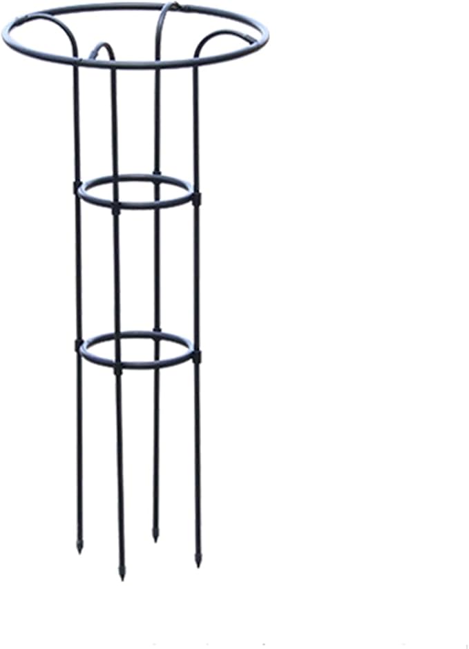 Umbrella Obelisk Garden Trellis Garden Trellis for Climbing Plants Outdoor Tall Plant Support for Climbing Vines and Flowers StandsBlack48 * 100 cm/18.8 * 39.3 in