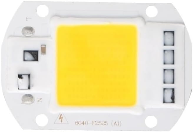 Landscape Lights LED COB Lamp Chip 10W 20W 30W 40W 50W AC 220V Smart IC LED Beads DIY for LED Floodlight Spotlight Cold White Warm White LED Street Lamp (Color : Warm White Size : 50W)