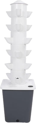 Vertical Hydroponic Growing System Space Saving 18 Hole Hydroponic Tower with 10L Watertank for Home (US Plug)