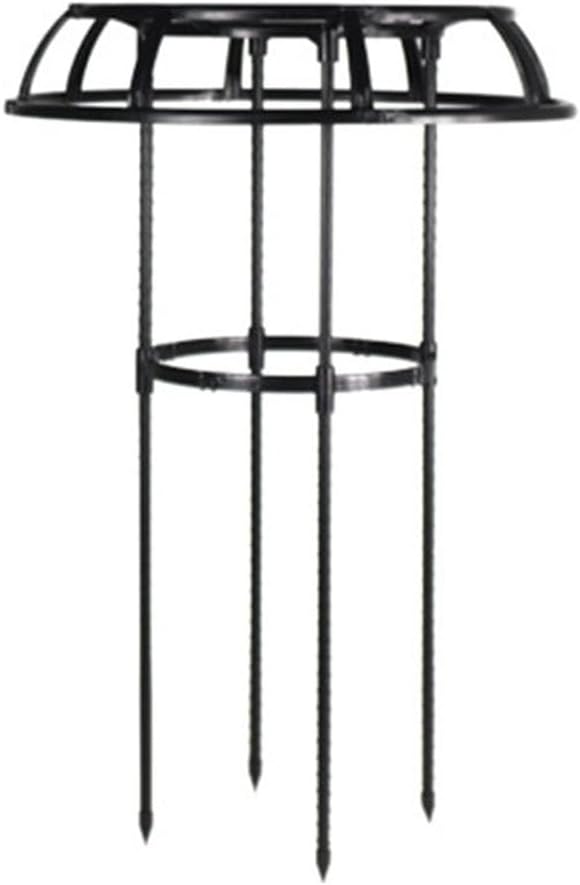 Garden Trellis for Climbing Plants Outdoor Mushroom Top Design Plant Stand Easy Installation Plant Trellis Support for Potted Plants Climbing Vine Rose Clematis Vegetable Trellis Black S