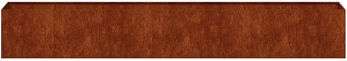 Weathering Steel Planter Box Rusty Raised Garden Beds for Flowers Vegetables Herbs 110.2x15.7x15.7-194