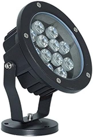 Recessed IP67 Waterproof Aluminum Outdoor Lawn Spotlight Tempered Glass COB Super Bright Tree Lamp Projection Lamp Courtyard Garden Building Wall Community Plant External Spot Lamp Integrated