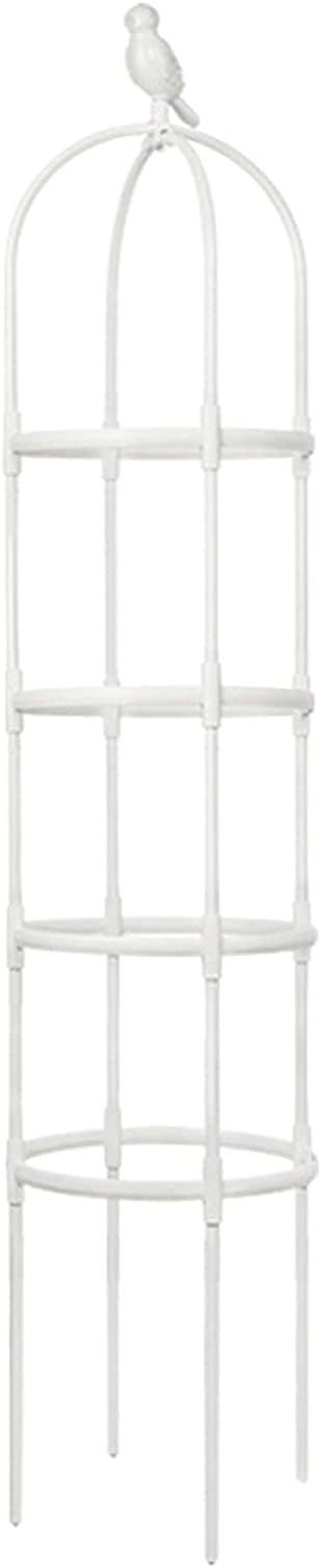 Garden Obelisk Trellis Metal Plant Tower Obelisk 5.9 Feet Tall Garden Trellis for Climbing Plants