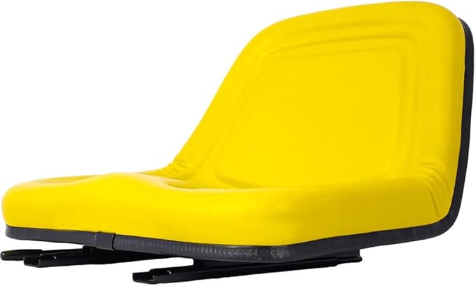 Universal Tracor Seat Deluxe Mower Tractor Seat Compatible with Slide and High Back Lawn Mower Seat with Micro Switch and Drainage Holesfor Tractor Loader Excavator
