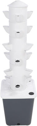 TOPINCN 18 Pots Hydroponics Tower System Vertical Hydroponic Growing System for Fruits Vegetables Space Saving Garden Planter Hydroponic Tower with 10L Watertank for Indoor and Outdoor