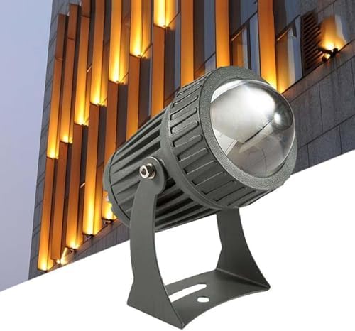 LED Landscape Lights - 110V-230V Waterproof RGB Spotlight IP66 Outdoor Adjustable Beam for Villa Hotel Courtyard &amp Wall Wash Lighting (5W Long Distance Projection)