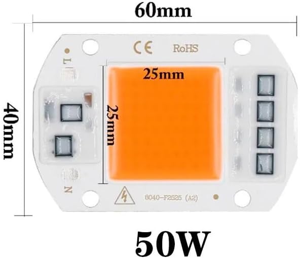 10PCS Grow Plant Light AC230V 50W LED COB phytolamp chip Full Spectrum