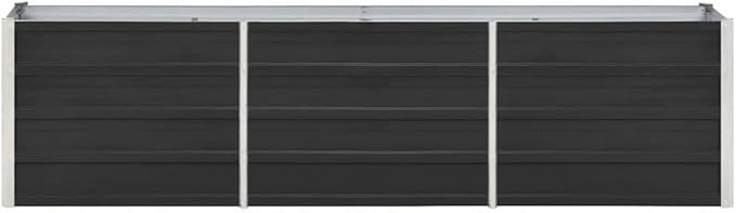 Garden Raised PlanterGarden BedGalvanized Raised Garden BedPlanter Raised bedsGalvanized PlanterFlower BedBed Galvanized Steel 94.5x15.7x17.7 Anthracite