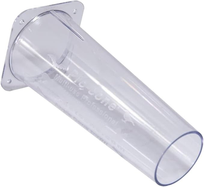 WCS Pro-Cone One-Way Bat Excluder - Clear Polycarbonate Wildlife Exclusion Device for Bats Flying Squirrels &amp Birds - Reusable Humane Exit Cone for Attics Soffits &amp Eaves (Not for Gray Squi