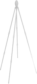 Garden Trellis for Climbing Plants Outdoor White 120cm Plant Climbing Support Rack with 11mm Steel Frame